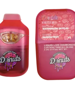Donuts Liquid Live Diamonds 2g Vape Dual Tank