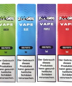 ZOOGIES Vape Set 4 Farben